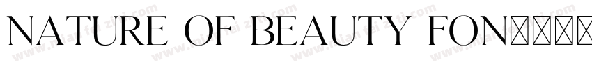 Nature of Beauty Fon字体转换